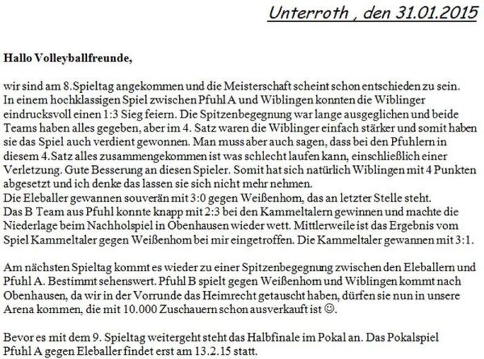 Volleyball Wiblingen